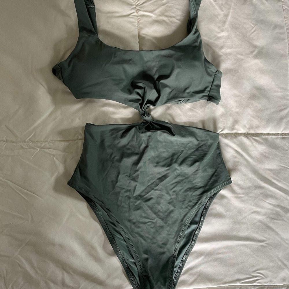 Aerie Cut-Out One Piece Swim Suit